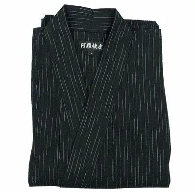 2017 New Arrival Men 100% cotton Bathrobe Male Traditional Japanese Kimono male hotel travel nightgown Men's Bath Robe 122601