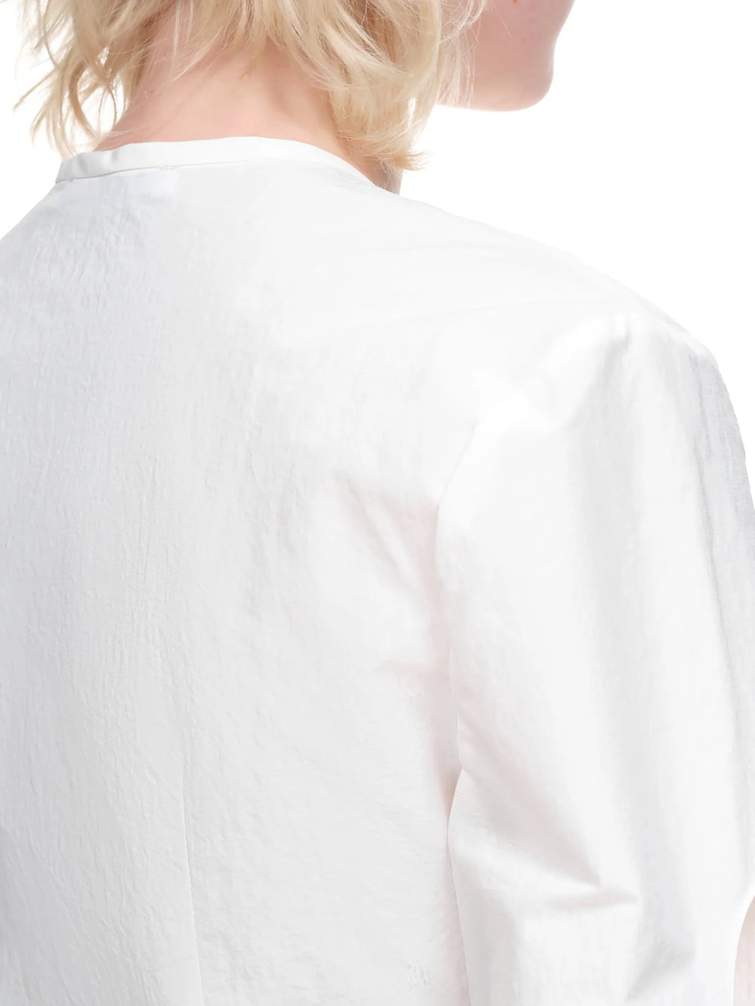 Anglaise Sleeve Wrap Top (RE22T17-WHITE)