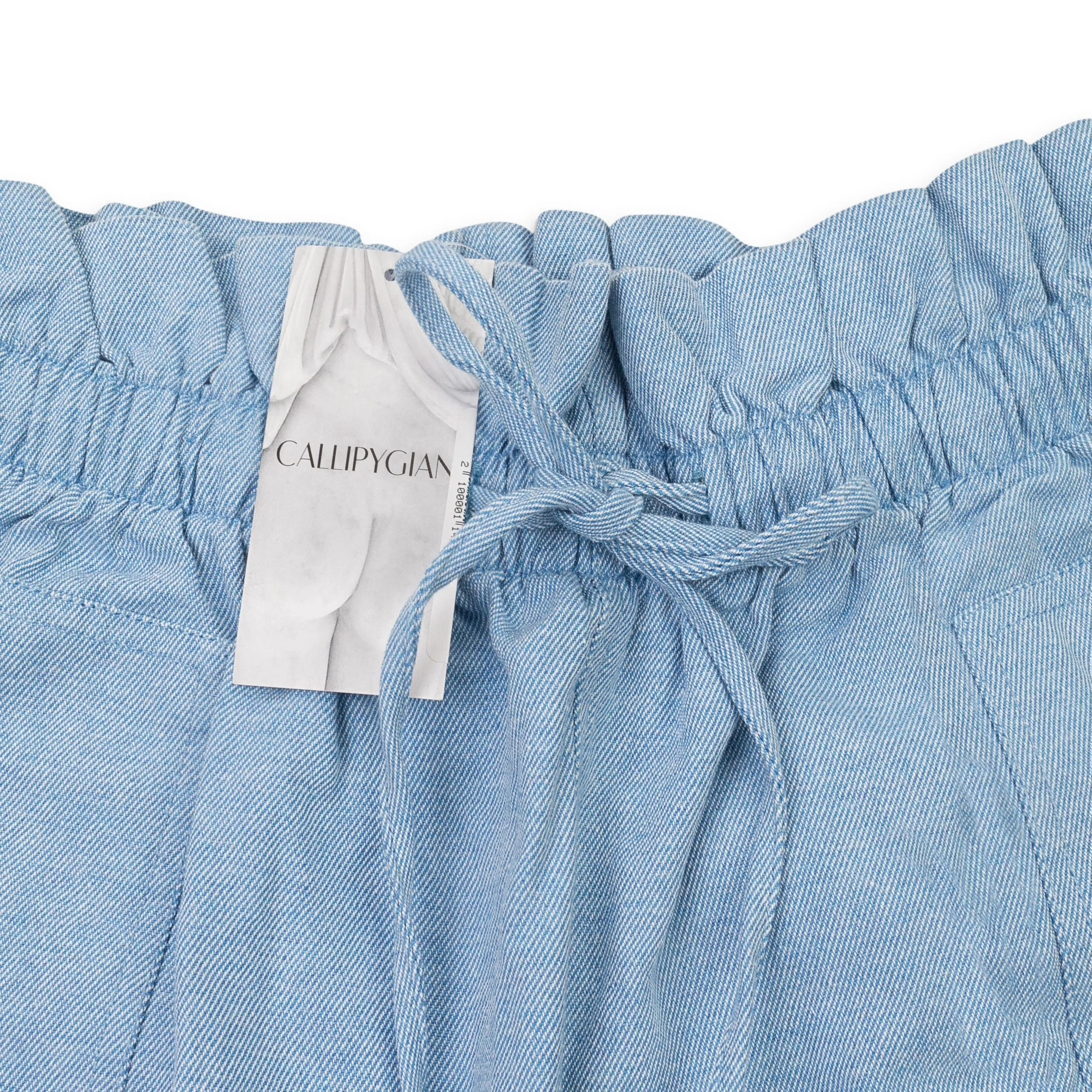 CALLIPYGIAN PAPERBAG BLUE SHORTS