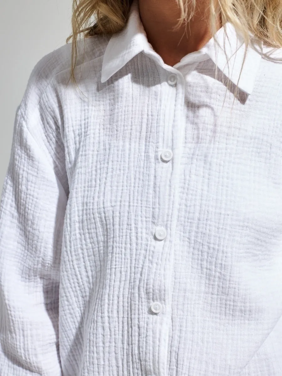 Camisa Beau Algodão Manga Longa