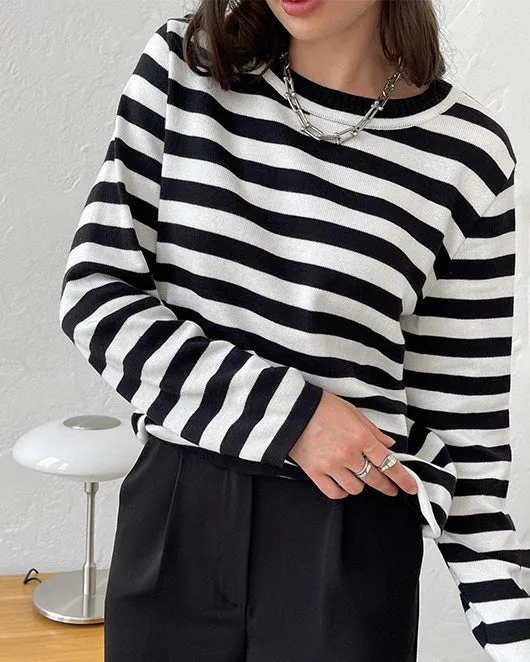 Camisola Femme Listrada Manga Longa