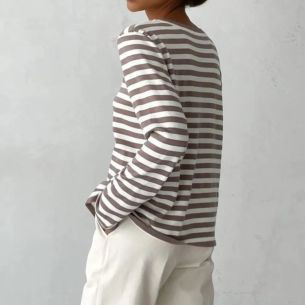 Camisola Femme Listrada Manga Longa