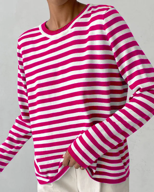 Camisola Femme Listrada Manga Longa