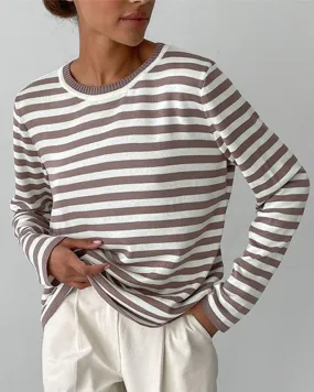 Camisola Femme Listrada Manga Longa