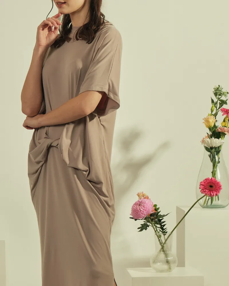 Dylan Twist Front Midi Dress