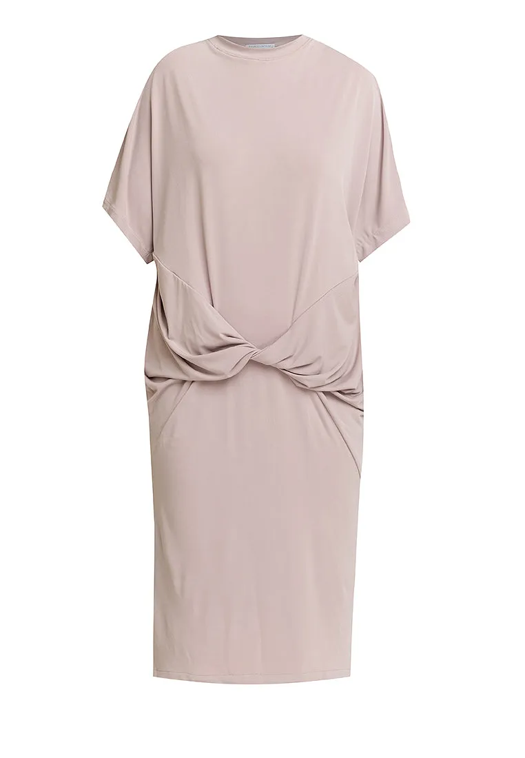Dylan Twist Front Midi Dress