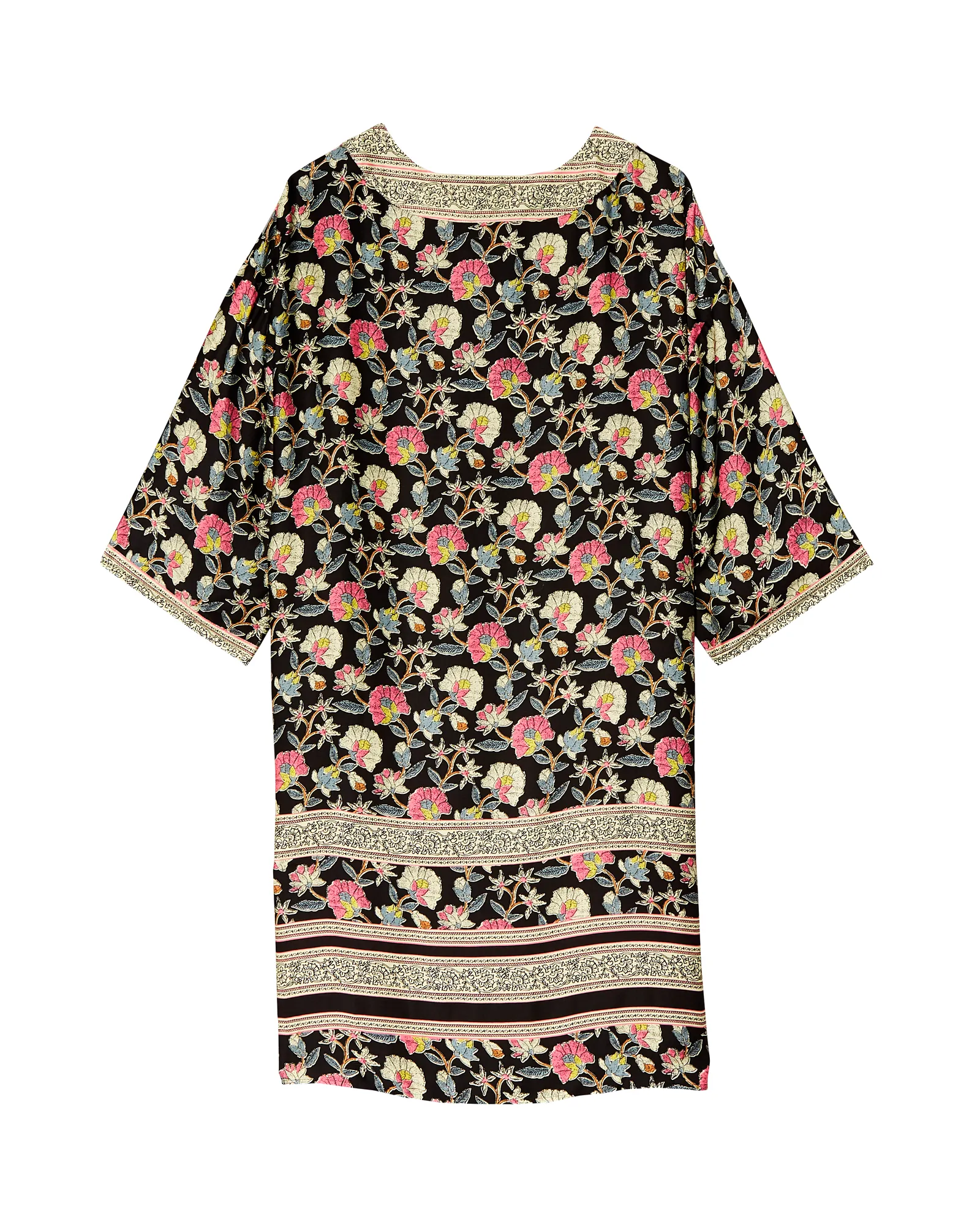 Evie Kimono | Black / Red