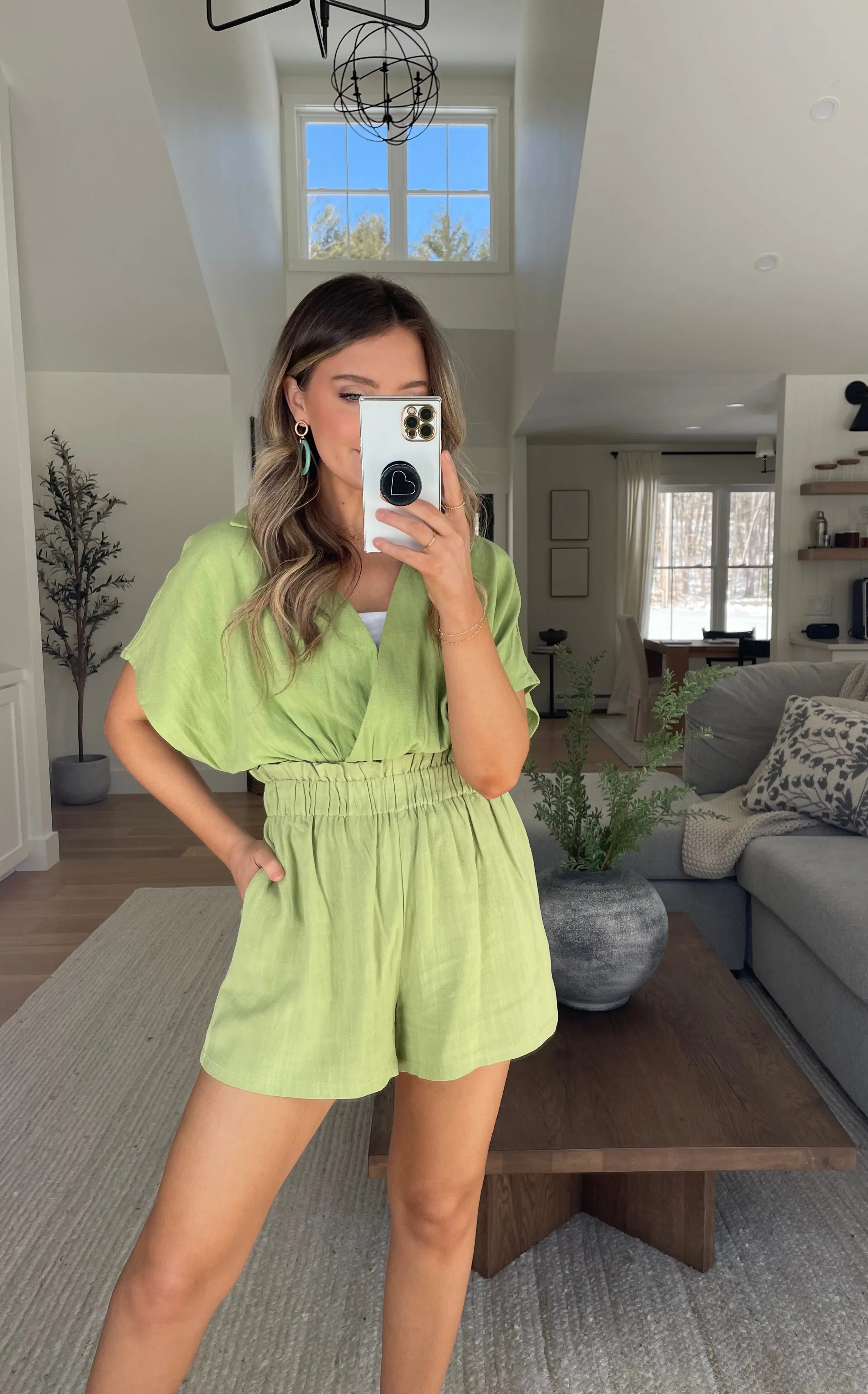Holly Paperbag Shorts Set