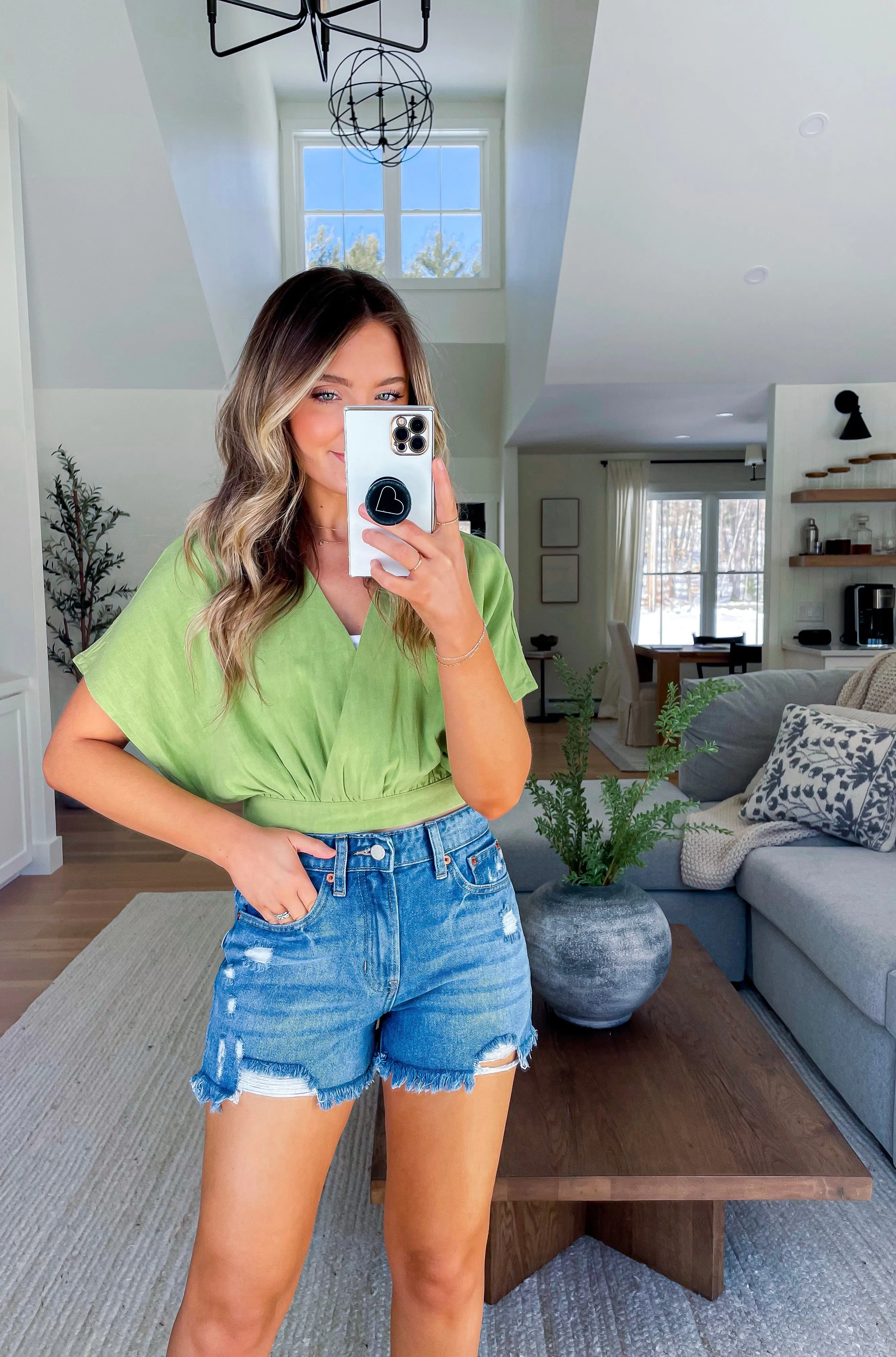 Holly Paperbag Shorts Set