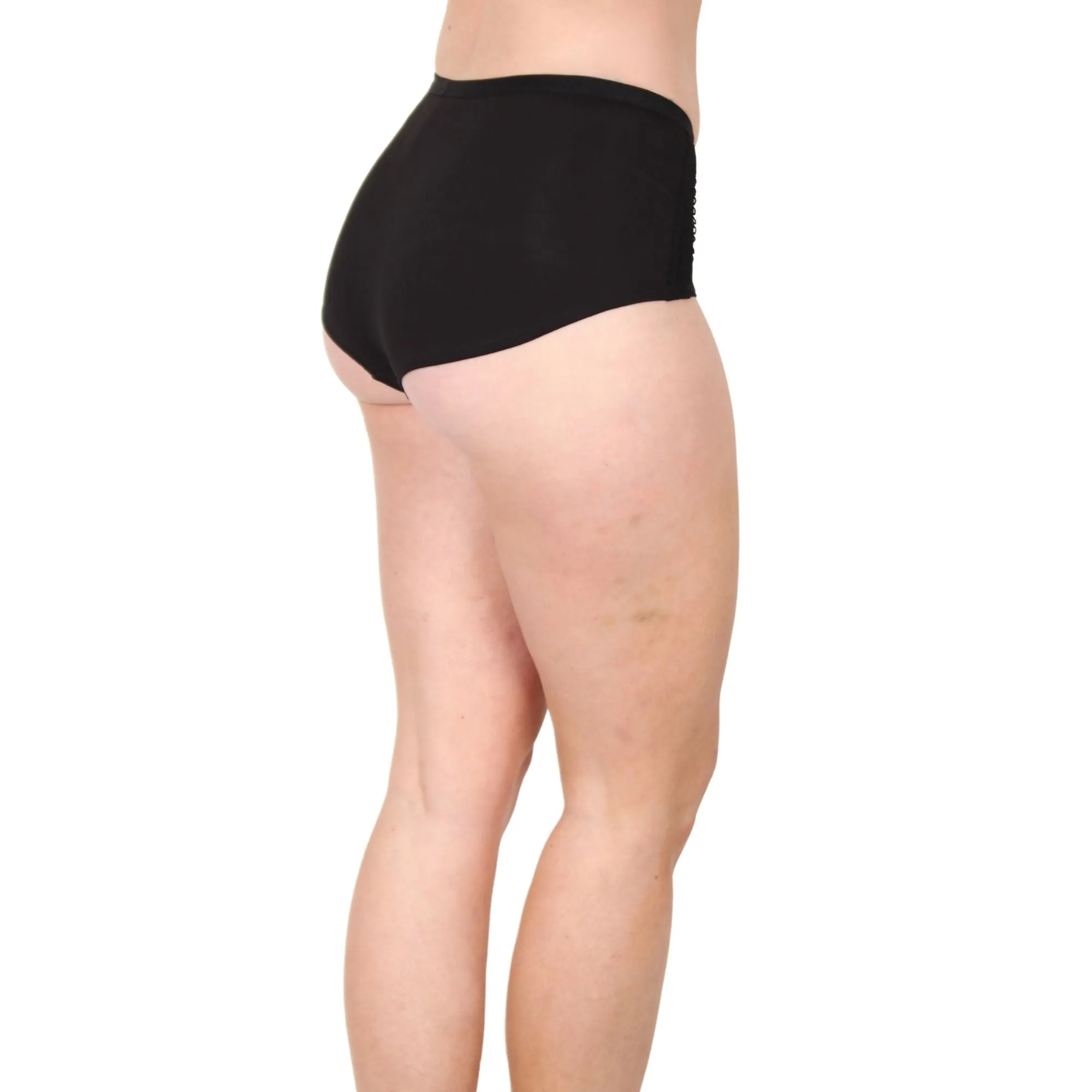 Lux Lace Brief | Black
