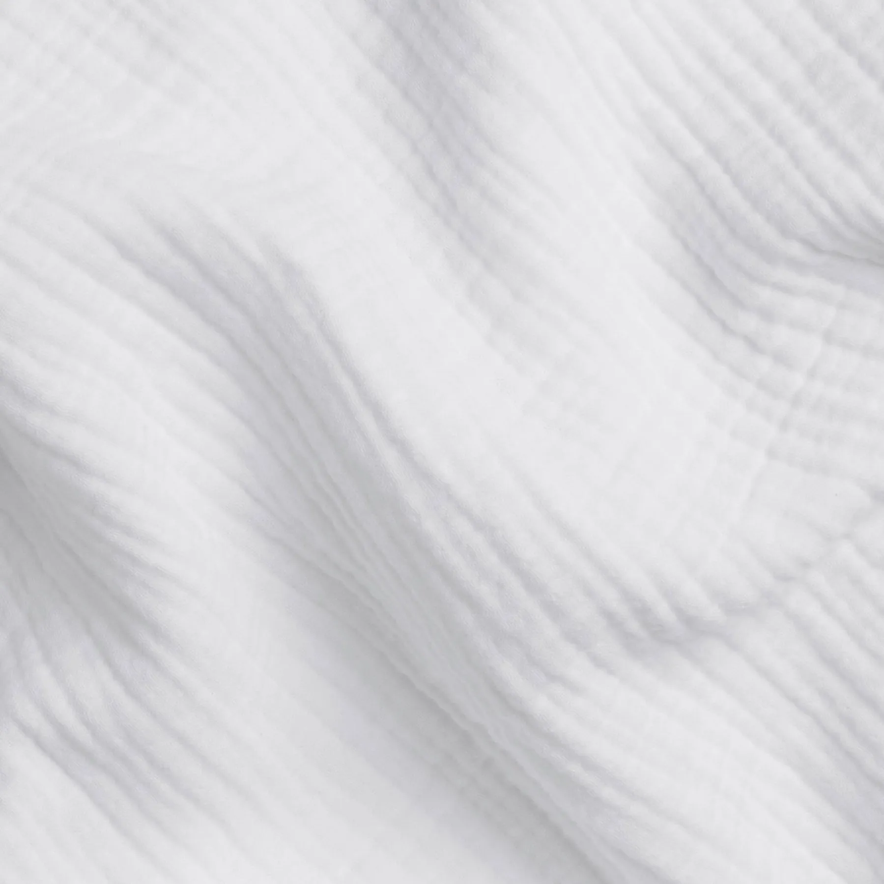 Organic Cloud Cotton Shower Curtain (White)