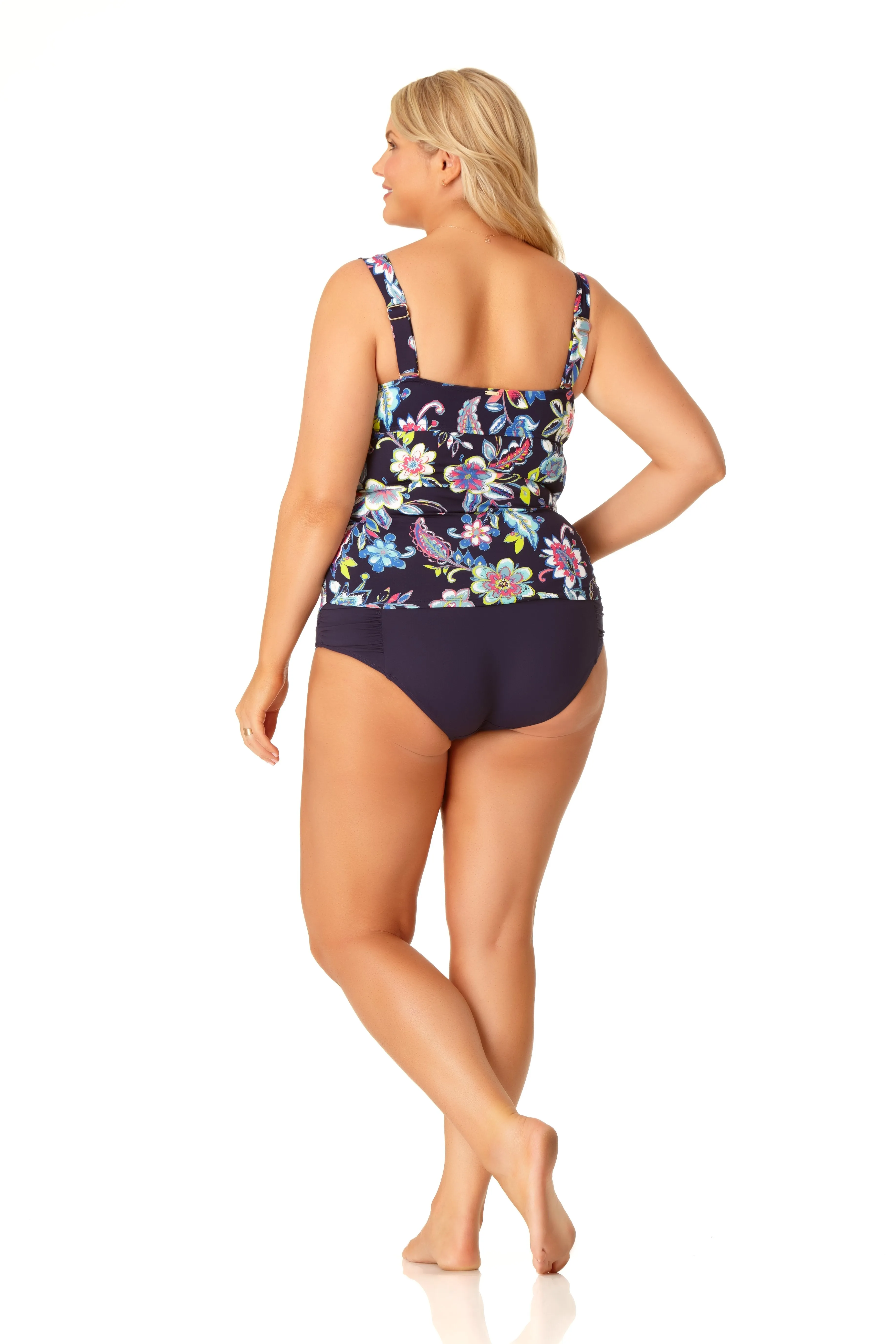 Pre-Order Anne Cole® Holiday Paisley Tankini Swimsuit Top