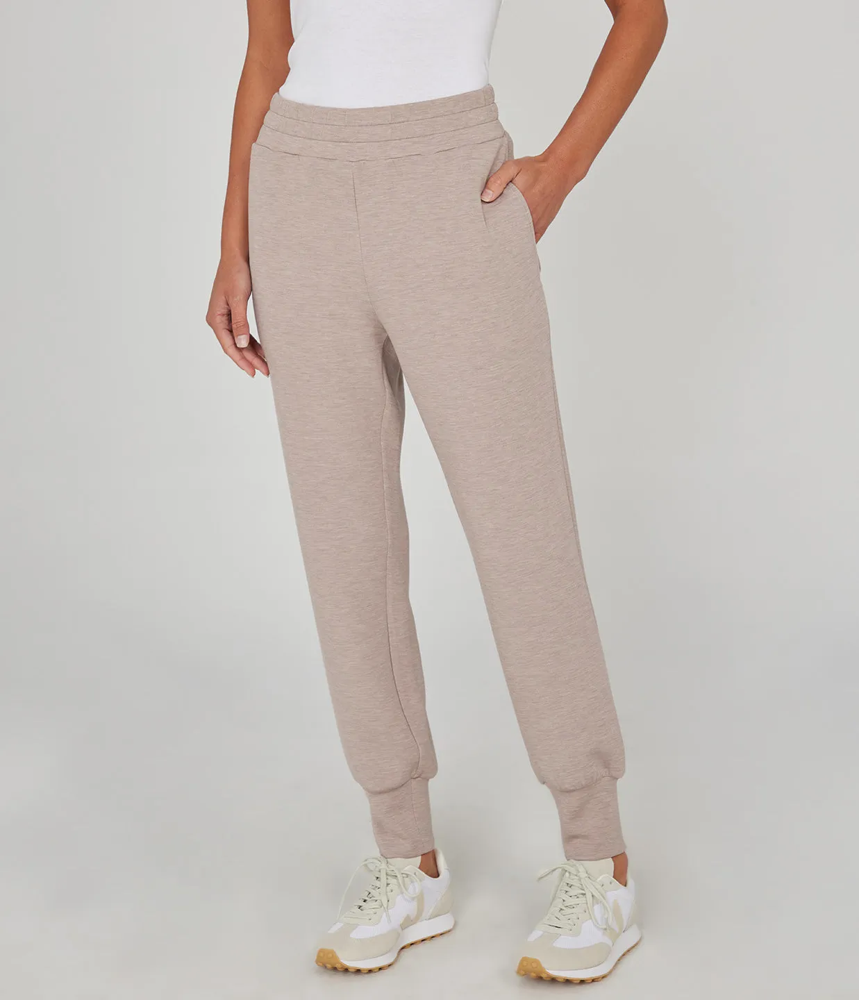 Slim Cuff 27.5 Pant in Taupe Marle