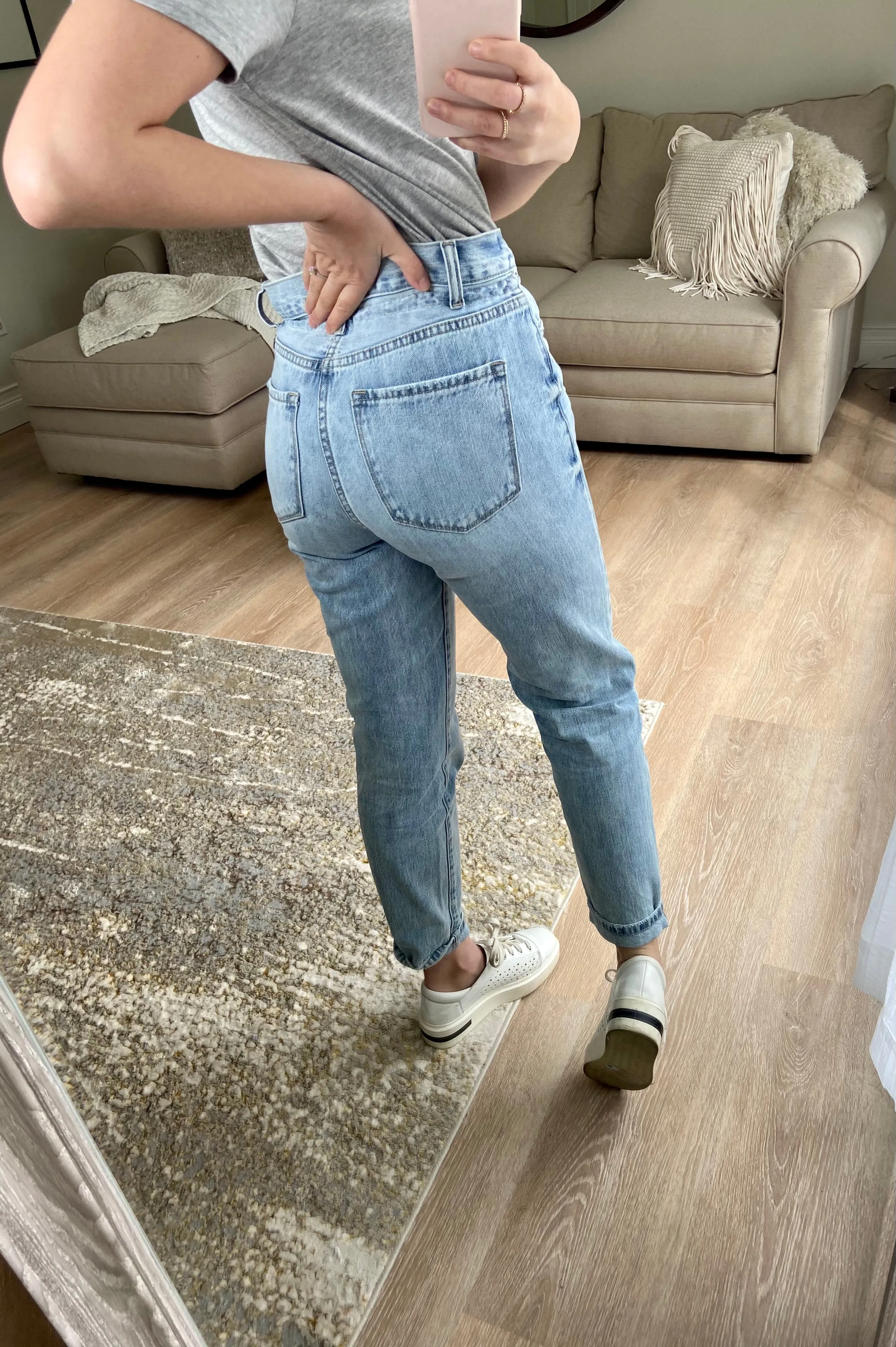Slouchy Paperbag Denim