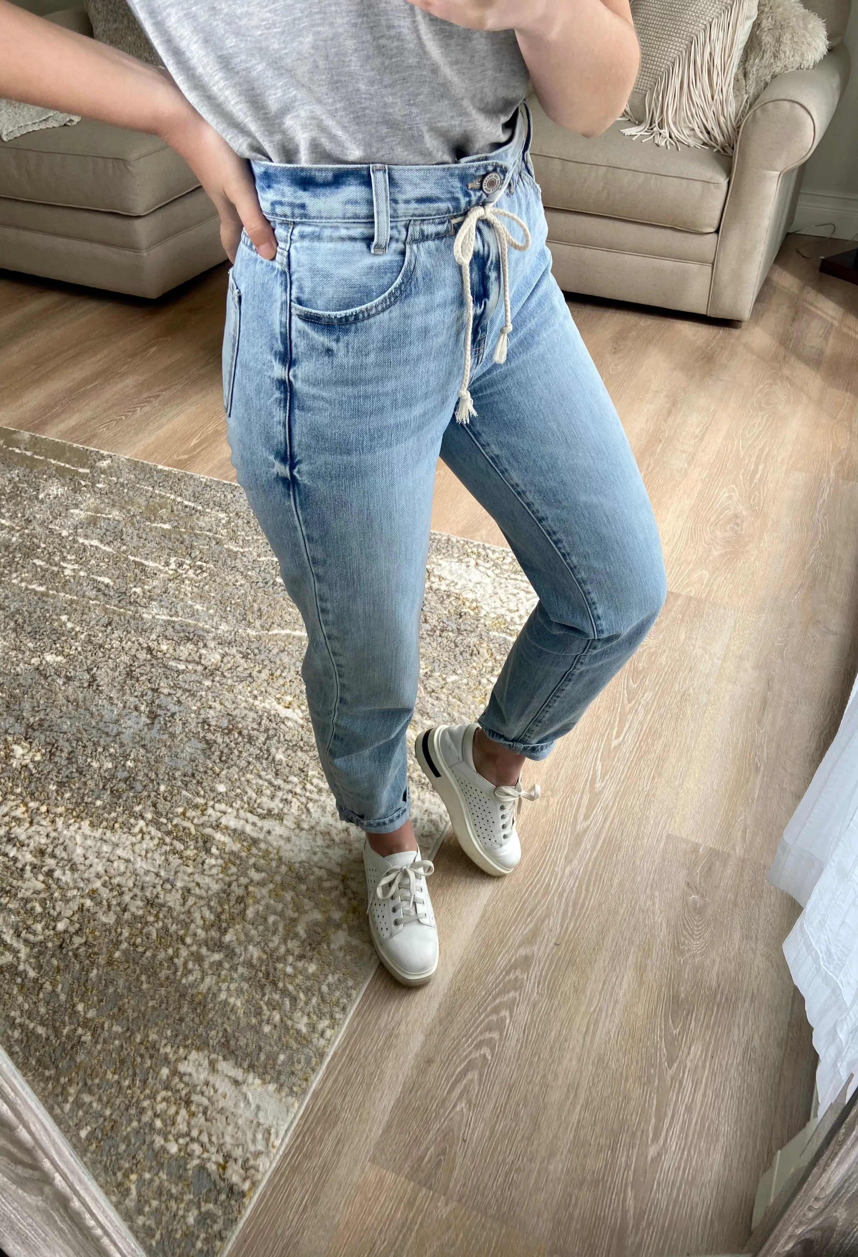 Slouchy Paperbag Denim
