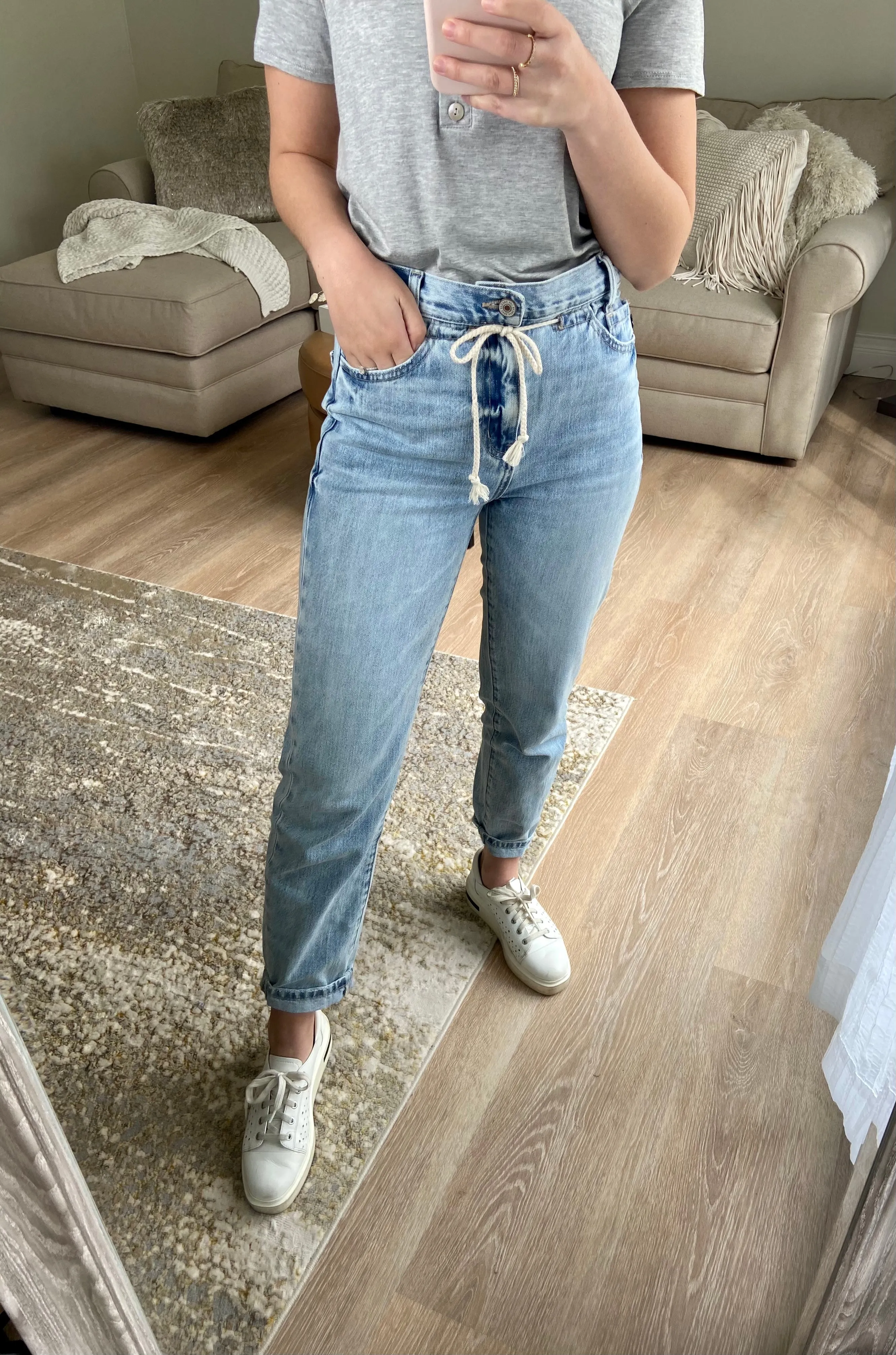 Slouchy Paperbag Denim