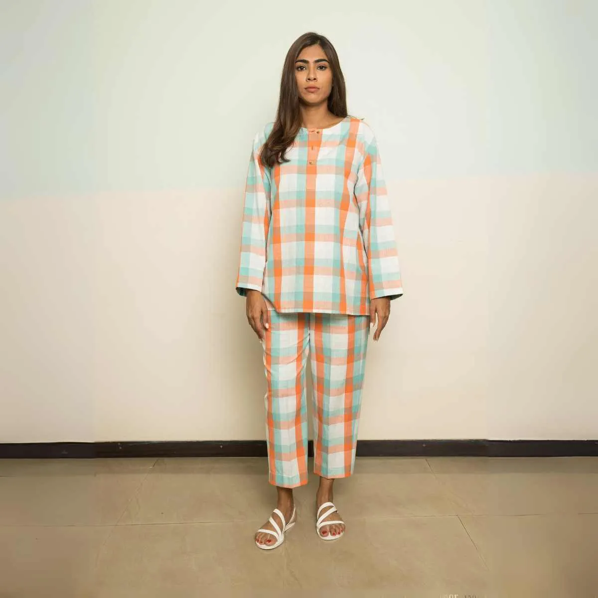 The Artist Co-ord Set | Women | Oversized Shirt W/ Pants | Breathable Cotton